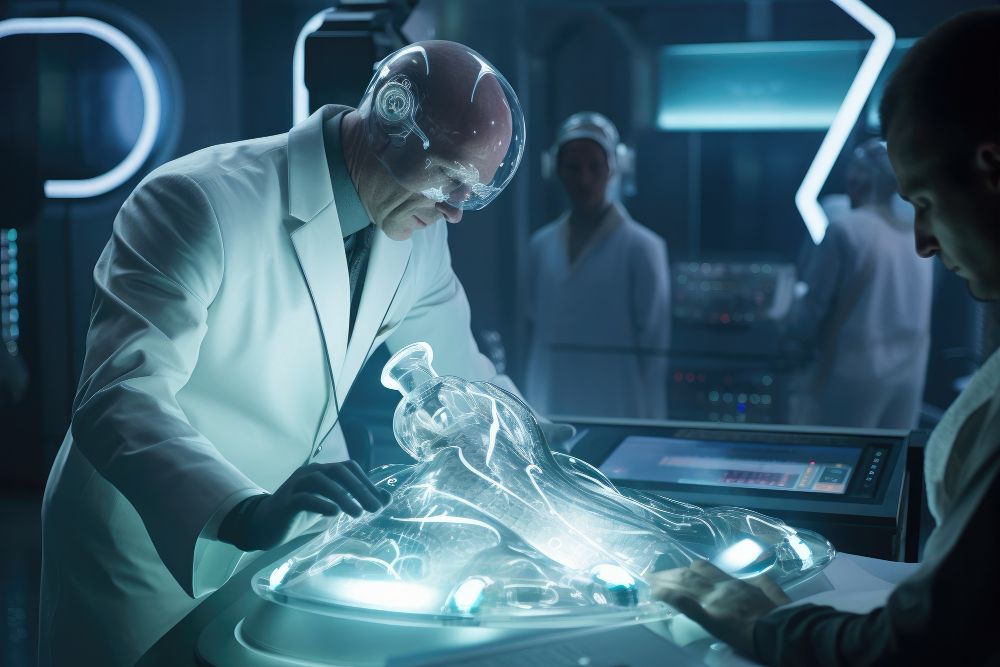 AI analyzing medical scans